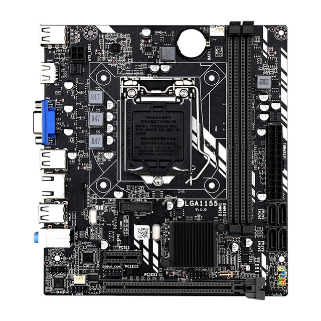 La placa base de la computadora de escritorio H61M reemplaza la placa base USB2.0x10 PCI E 8x de piezas de repuesto CUTICAT placa base de escritorio