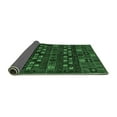 thumbnail image 2 of Ahgly Company Indoor Square Abstract Emerald Green Modern Area Rugs, 5' Square, 2 of 4