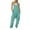 Mint Green-A, variant on JINMGG 2023 Summer Plus Womens Shorts Clearance,Women Loose Denim Bib Hole Pants Overalls Jeans Demin Shorts Jumpsuit White S