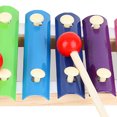 Color Scissor Wooden Xylophone Wood Percussion Music Toy for Kids with