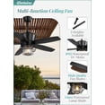 thumbnail image 2 of Ventilador de Techo para Exterior Fanbulous 42" IP65 Impermeable con Luz, 2 of 7