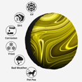 thumbnail image 4 of Abstract Liquid Marbling Paint Pattern Polyester Universal Spare Wheel Tire Cover Wheel Covers for Trailer RV SUV Truck Camper, 4 of 5