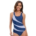 thumbnail image 6 of Top-kevin Women's One Piece Boyleg Swimsuits Full Coverage Athletic Bathing Suits Modest Swimwear for Water Aerobics, 6 of 15