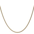 thumbnail image 3 of Auriga 14K Yellow Gold 1.65 mm Spiga (Wheat) Chain Necklace for Women 16", 3 of 6
