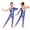 Blue, variant on Sport Unitard for Girls One Piece Bodysuit Full Body Catsuit Gymnastics Ballet Leotard Disco Dance Clothes Hot Pink 16