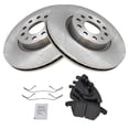 thumbnail image 2 of TRQ Front Ceramic Brake Pad & Rotor Set Fits Select A3 TT VW Eos Jetta GTI Passat, 2 of 5