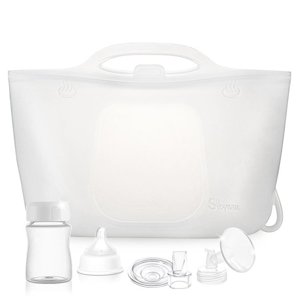 Bolsas esterilizadoras de botellas de viaje de silicona de 2000 ml para bebés