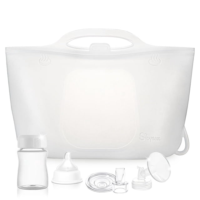 Bolsas esterilizadoras de botellas de viaje de silicona de 2000 ml para bebés