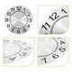 thumbnail image 5 of BRIGHTFUFU Reemplazo de reloj de pared, esfera redonda, Panel de esfera, reloj Digital DIY, pieza de reloj, 5 of 8