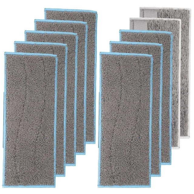 Lot de 10 Tampons de Vadrouille Lavables et Réutilisables, pour Irobot Braava Jet m Series