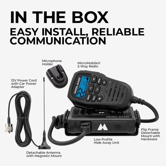Midland MicroMobile GMRS 2-Way Radio MXT275