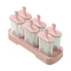 thumbnail image 2 of Molde de plástico para paletas heladas | Máquina para hacer helados y paletas heladas caseras | Bandeja reutilizable para congelador con tapas para desmoldar fácilmente, 2 of 6