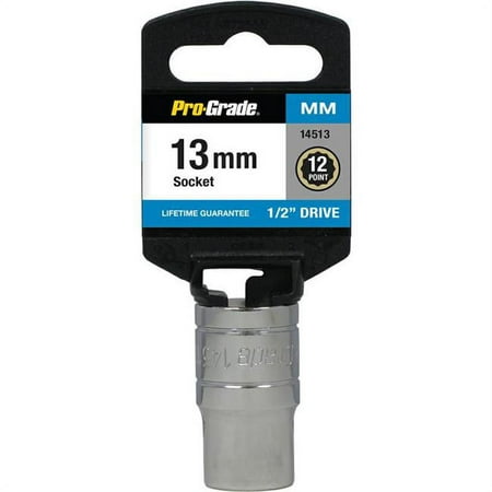 UPC: 0035794145125 | Pro-Grade 14513 0.5 in. Drive x 13 mm 12 Point Socket
