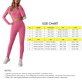 thumbnail image 2 of Conjunto De Ropa Deportiva De Yoga, Conjunto De Entrenamiento De Moda Para Mujer Cremallera De Cintura Alta De Manga Larga Para Atletas Para Gimnasio ANGGREK No, 2 of 6