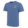 thumbnail image 2 of Men's Royal Pitt Panthers Comfort Colors Mascot Overlay T-Shirt, 2 of 3