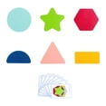 thumbnail image 1 of Bloque de rompecabezas geométrico de rompecabezas de rompecabezas de madera para niños Bloques de rompecabezas geométricos de forma de juego Combatido, 1 of 9