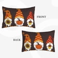 thumbnail image 4 of Daiia Fall Gnomes Bedding Waterproof Pillow Protector Zippered Queen – Bed Bug Proof Pillow Encasement-16"x24", 4 of 9