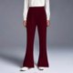 thumbnail image 2 of Odeerbi 5-14 Años Niñas Pantalones Acampanados Pantalones Casual Color Sólido Cintura Ajustable Con Bolsillo, 2 of 5