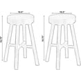 Antique Round Wooden Chair Log Cabin Stools Set Of 2 Walmart antique-round-wooden-chair-log-cabin-stools-set-of-2-walmart