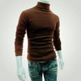 thumbnail image 4 of Chandail à Col Montant Chaud en Coton pour Hommes, Tricot à Col Roulé, 4 of 4