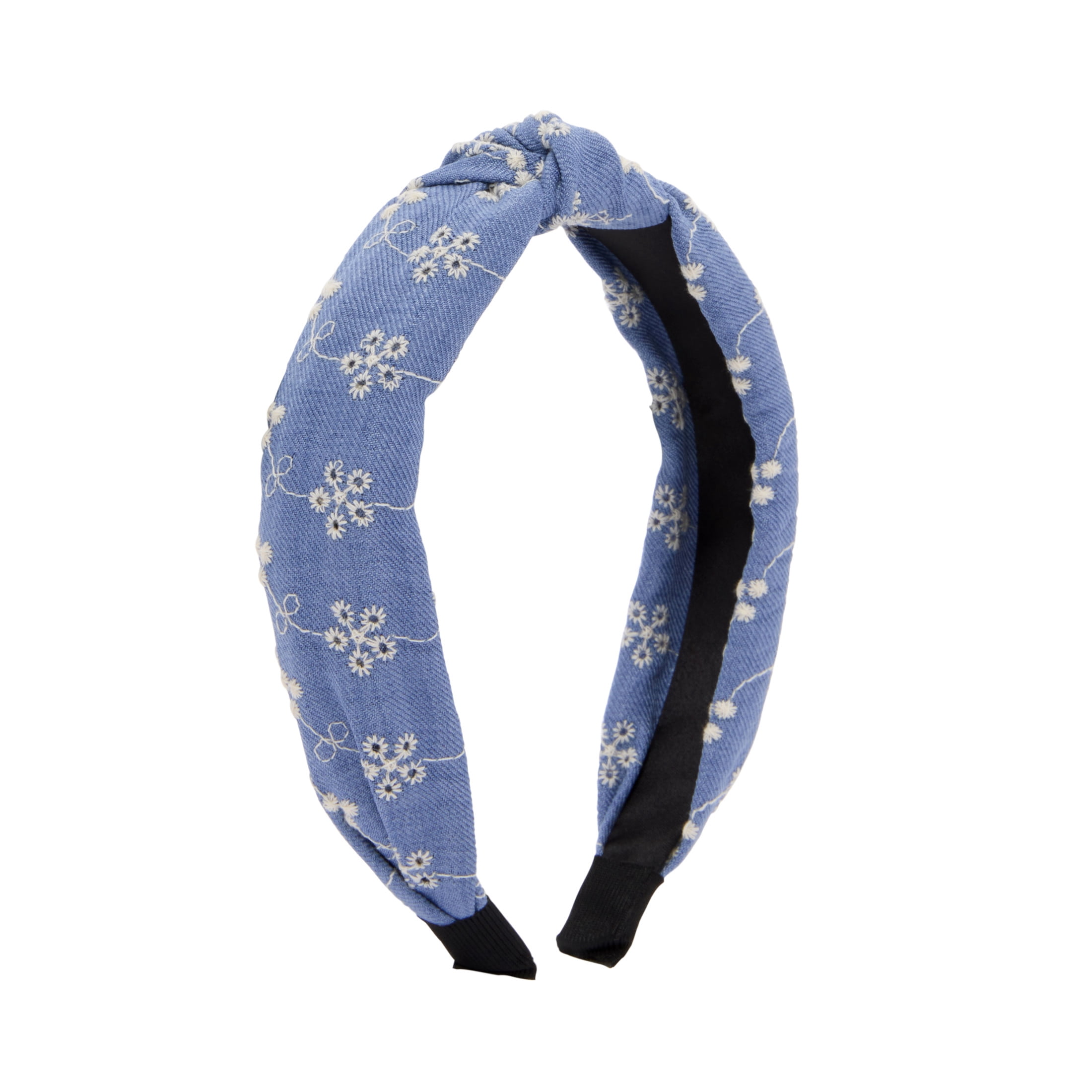 Goody x Lee Denim Knot Headband, All Day Comfort, All Hair Types, 1 Count