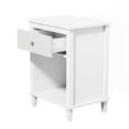 thumbnail image 4 of Kids Nightstand with Drawer & Open Shelf - Solid Color Toddler Bedside Table, Thickened MDF Storage Organizer for Bedroom, Playroom, Nursery, 4 of 6