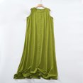 thumbnail image 2 of biudgviw Plus Size Dresses for Women Casual Summer Round Neck Sleeveless Dress Classic Fit Elegant Loose Flowy Dress, 2 of 5