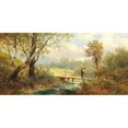 thumbnail image 2 of Josef Thoma 24x14 Gold Ornate Framed and Double Matted Museum Art Print Titled - Landscape in the Upper Austria, 2 of 4