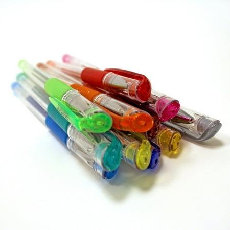Photo Pen Polaroid Colorful Glitter Gel Pens For 2x3 Photo Paper Pojects (Snap, Zip, Z2300) - Pack of 12 ()