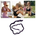thumbnail image 2 of Unique Bargains 1 Pc Durable Yoga Stretch Band for Stretching Exercise Fitness 37.4"x1.57" Purple, 2 of 4