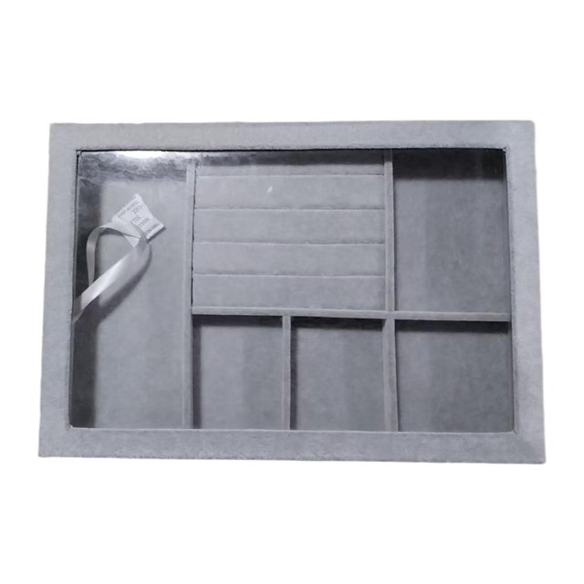 Caja de almacenamiento para joyas jinwen con 24 compartimentos