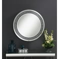 thumbnail image 2 of Round Wall Mirror with LED Lighting Silver, 2 of 2