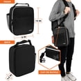 thumbnail image 3 of OPUX Fiambrera aislada premium, bolsa de almuerzo escolar suave para niños y niñas, lonchera pequeña a prueba de fugas para hombres y mujeres, lonchera compacta reutilizable para oficina para adultos,, 3 of 5