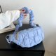 thumbnail image 4 of Riñonera bordada de tendencia de moda para mujer 2023, bolso de mano tipo plátano, bolso de cadera para mujer, bolso cruzado, bolso de cuero de microfibra, 4 of 5