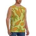 thumbnail image 2 of Bixox Men's Corn Printed Shirt Sleeveless Fitness Tank Top-XX-Large, 2 of 7
