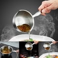 thumbnail image 4 of Small Stainless Steel Milk Pot Frying Pan Oil Splashing Pot Thick kitchen tools, 4 of 5