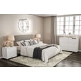 thumbnail image 3 of Polifurniture Madison Modern 6 Drawer Wood Double Dresser, White, 3 of 12