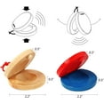 thumbnail image 5 of 12 Pcs Musical Castanets Instrument, Uspacific Wooden Castanets Percussion, Clap Board Music Educational, 5 of 5