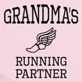 thumbnail image 2 of CafePress - Grandmas Running Partner Body Suit - Baby Light Bodysuit, Size Newborn - 24 Months, 2 of 4