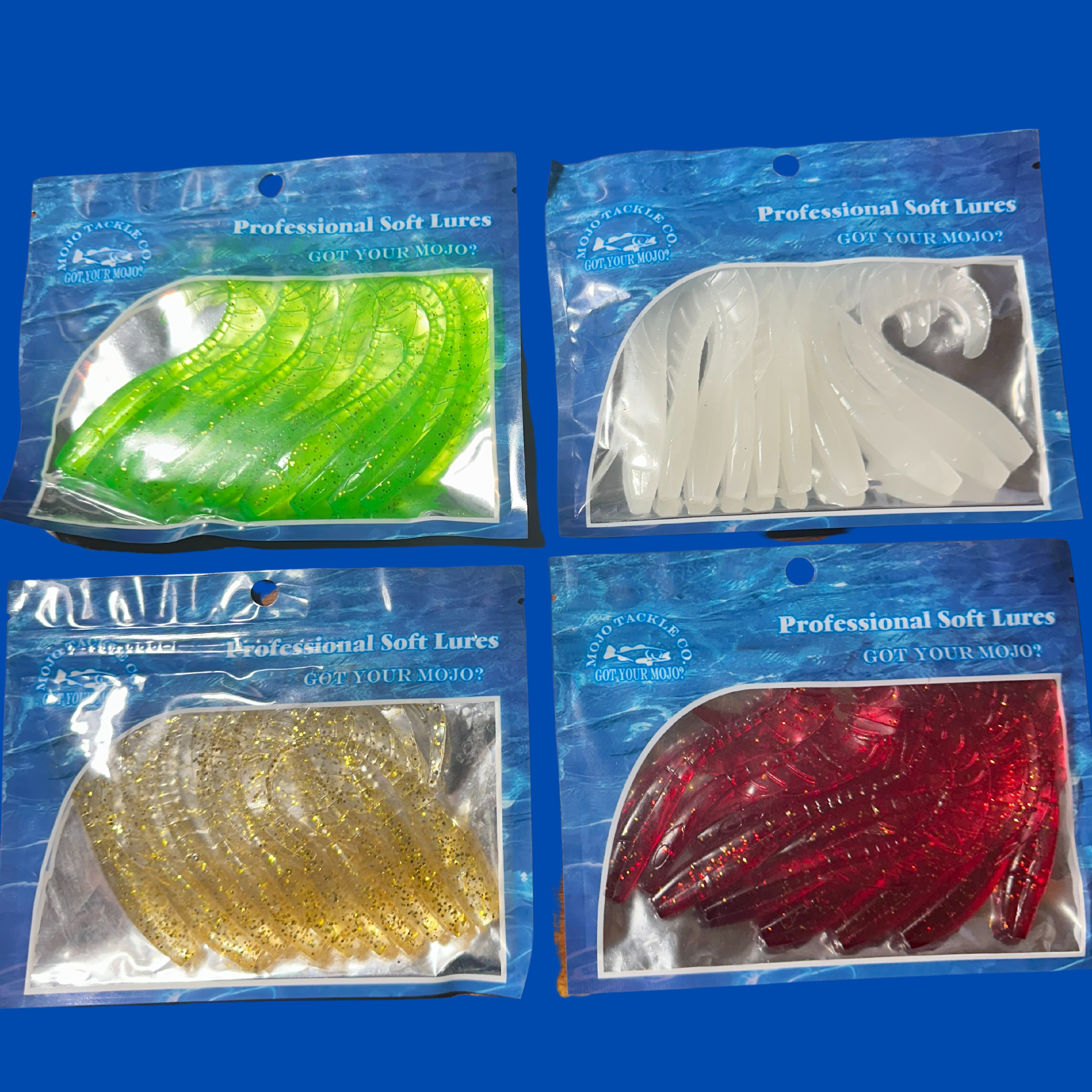 Mojo Twist Variety Pack With Reel Grip Jigheads