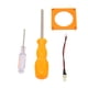 thumbnail image 2 of Kit de montaje de impresión 3D para ventilador, piezas de repuesto de marco impreso 3D profesional para consola de juegos, color naranja, 2 of 8