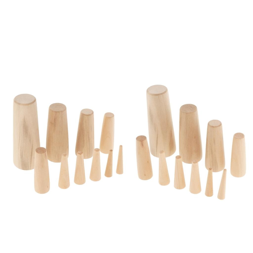 Set of 20 Pcs Assorted Soft Emergency Wood Plugs for Boats/Marine