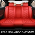 thumbnail image 4 of Maidao Car Seat Covers Full Set For Women for Dodge for Nitro 2007-2012 5 Seats Front Rear Cushion Protector Red, 4 of 7
