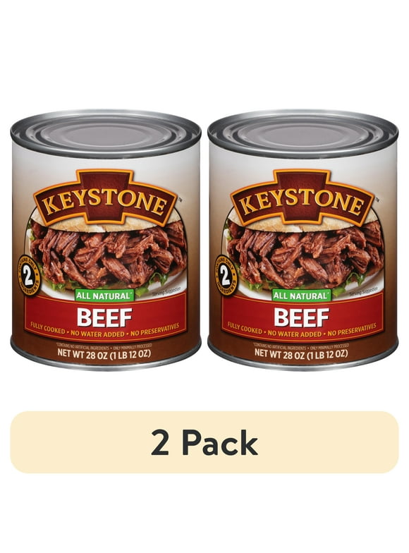 (2 pack) Keystone All Natural Beef, 28 oz Can
