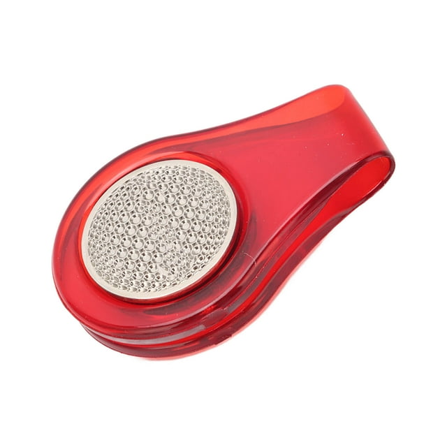 Magnetic Hat Clip, PU Iron Simple Hat Clip Multifunctional For Position Marking Red