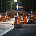 thumbnail image 3 of Water Refillable Safety Cone Delineator Post Road Safety Warning Sign, 3 of 9