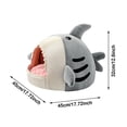 thumbnail image 2 of Lit pour Chat en Forme de Niche 2026 Mignon Hiver Chaud Bouche Douce Lit pour Chat Cachette pour Chat Petit, 2 of 4