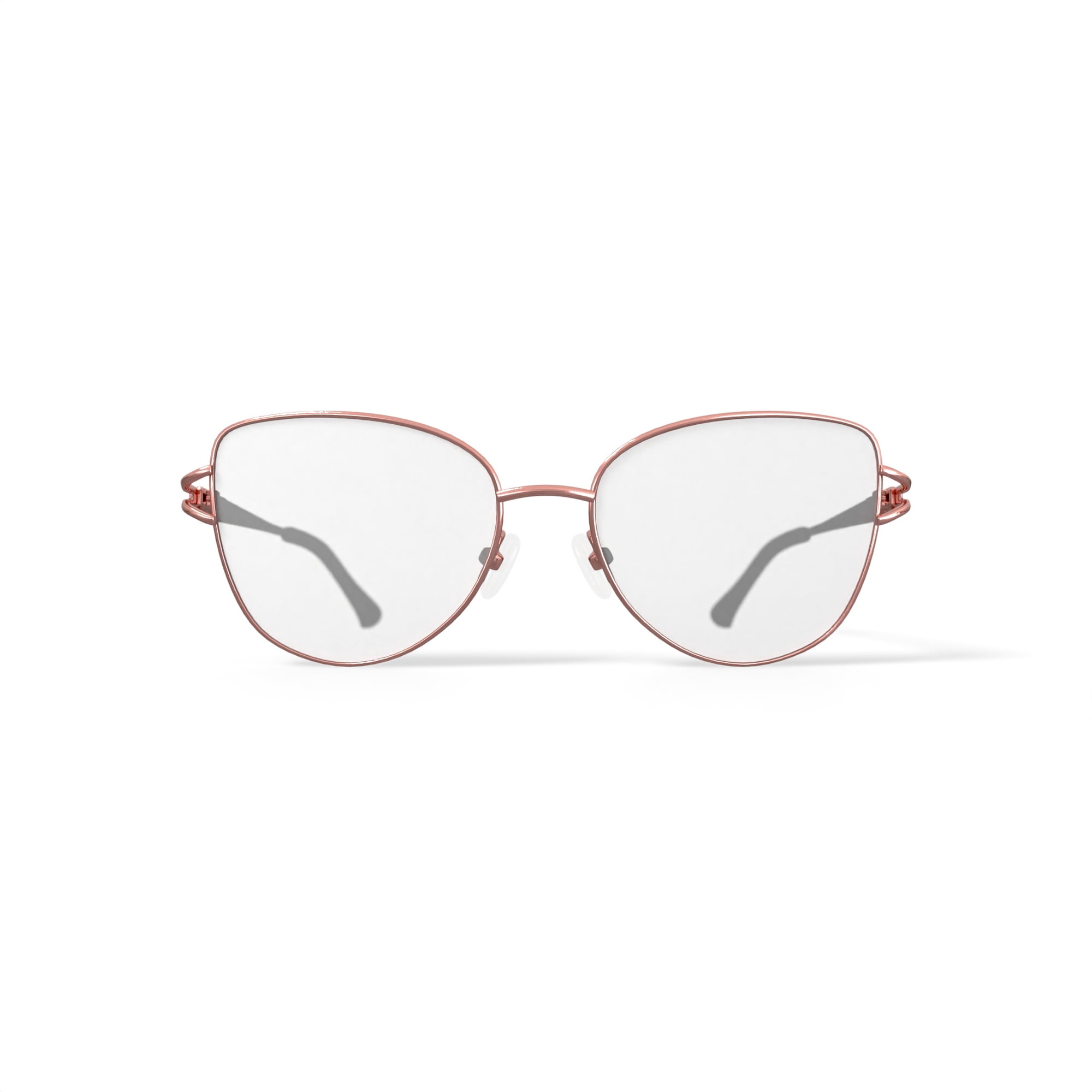 Madison Avenue Women's CMAL131 Prescription Eyeglasses with Case, Rose Gold-Tone