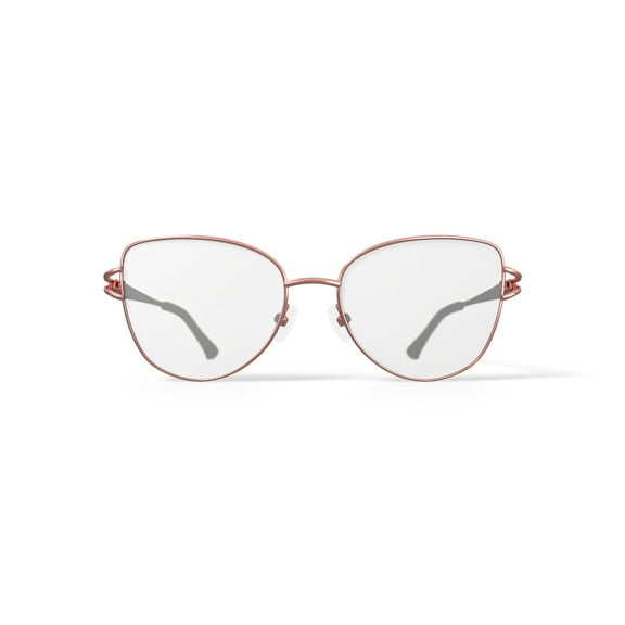 Madison Avenue Women's CMAL131 Prescription Eyeglasses with Case, Rose Gold-Tone