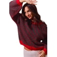 thumbnail image 3 of GARDEN NAKED Textured Two Tone Sweater, 3 of 3